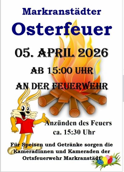 Osterfeuer 2026 in Markranstädt