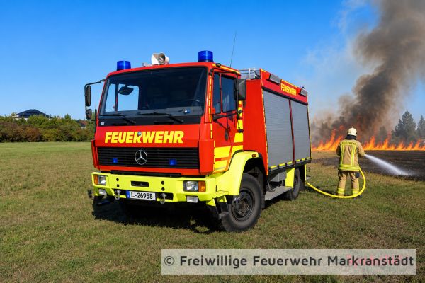 Brand Mittel Fläche/Wald