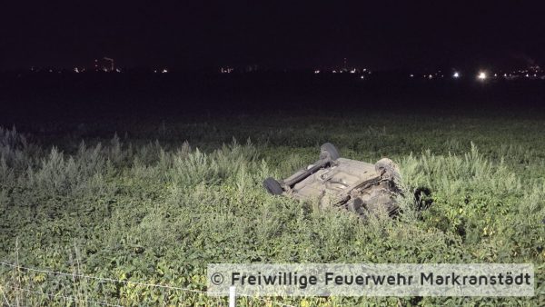 VU PKW überschlagen