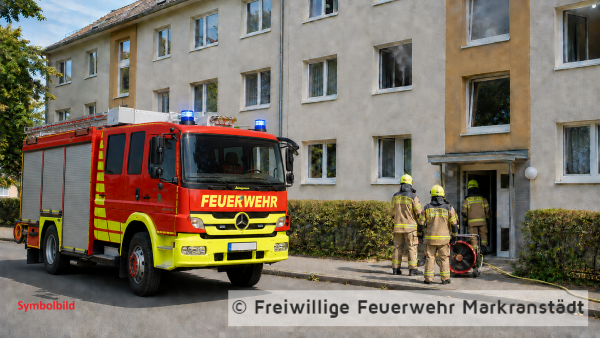 Wohnungsbrand; Obergeschoß.