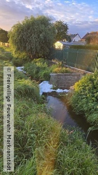 Verunreinigung auf Bach