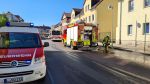Höhe Bahnhof, Öl auf Strasse