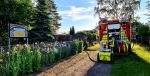 unklares Feuer in Gartenanlage
