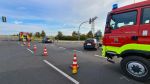 Auslaufende Betriebsstoffe nach Verkehrsunfall