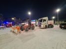 LKW festgefahren