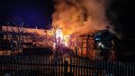 Brand Gartenlaube