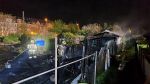 Brand Gartenlaube