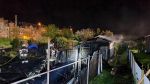 Brand Gartenlaube