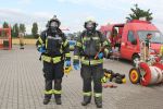 Austritt aus Behälter im Gebäude, Reinigungsmittel.