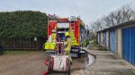 Garage/Laube; Laubenbrand