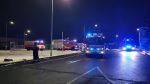 brennender LKW in der Werkstatt