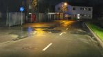 Wasserschaden auf Straße