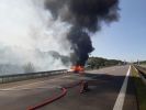PKW - Fahrzeugbrand auf BAB