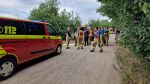 Person in/auf See; herrenlose Sachen am Strand gefunden