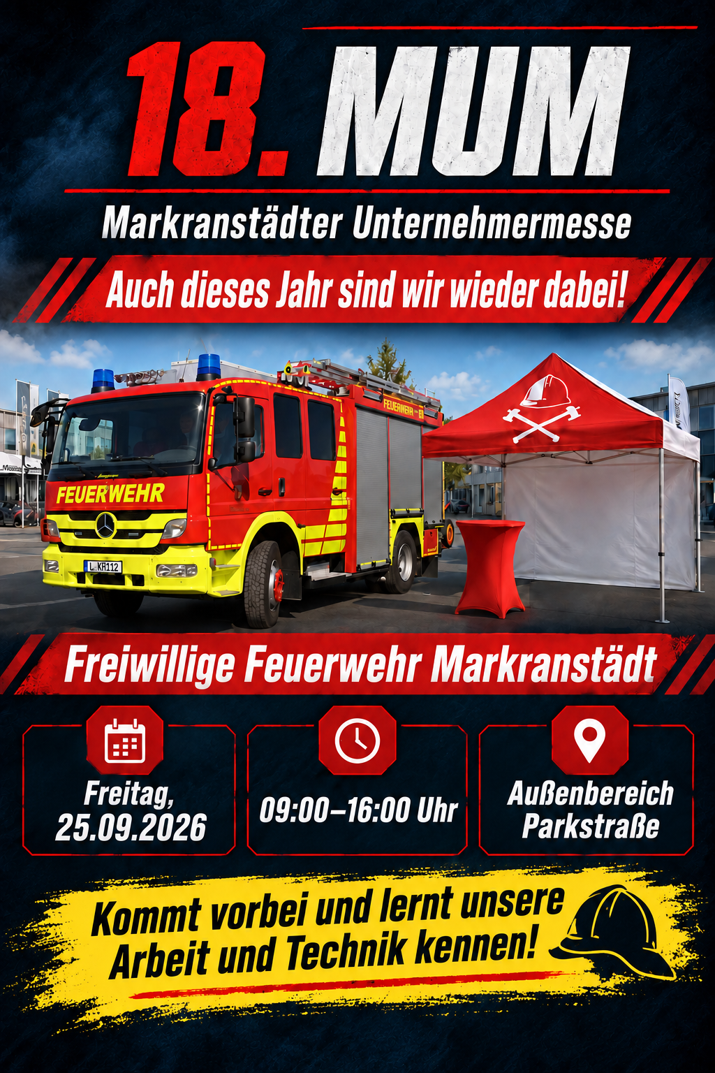 Freiwillige Feuerwehr Markranstädt auf der 18. MUM vertreten