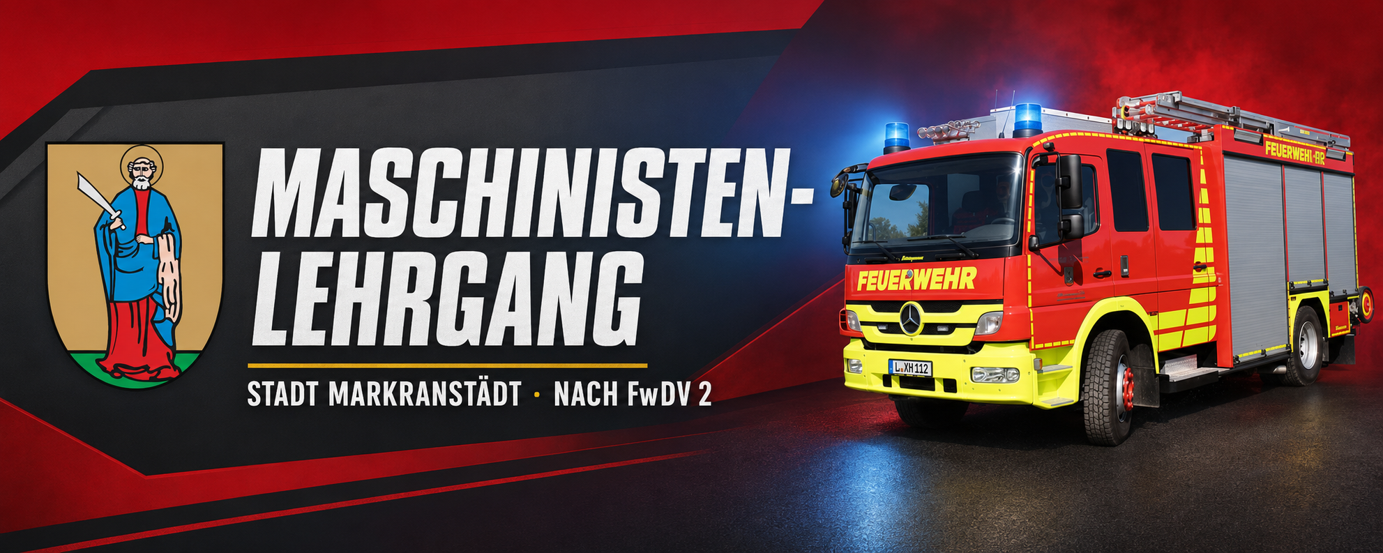 Ausbildung zum Maschinisten für Löschfahrzeuge